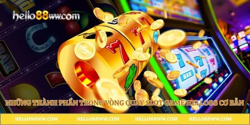 Những thành phần trong vòng quay slot game Hello88 cơ bản